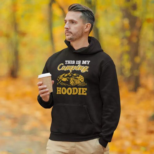 This Is My Camping Men Adult Fleece Hooded Sweatshirt