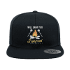 Will Camp For Smores Embroidered Flat Bill Hat