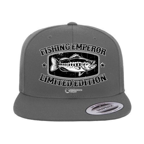 Fishing Emperor Limited Edition Embroidered Flat Bill Cap