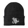 Eat Sleep Fish Repeat Embroidered Beanie