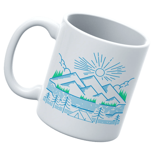 Camping Lines 11oz Mug