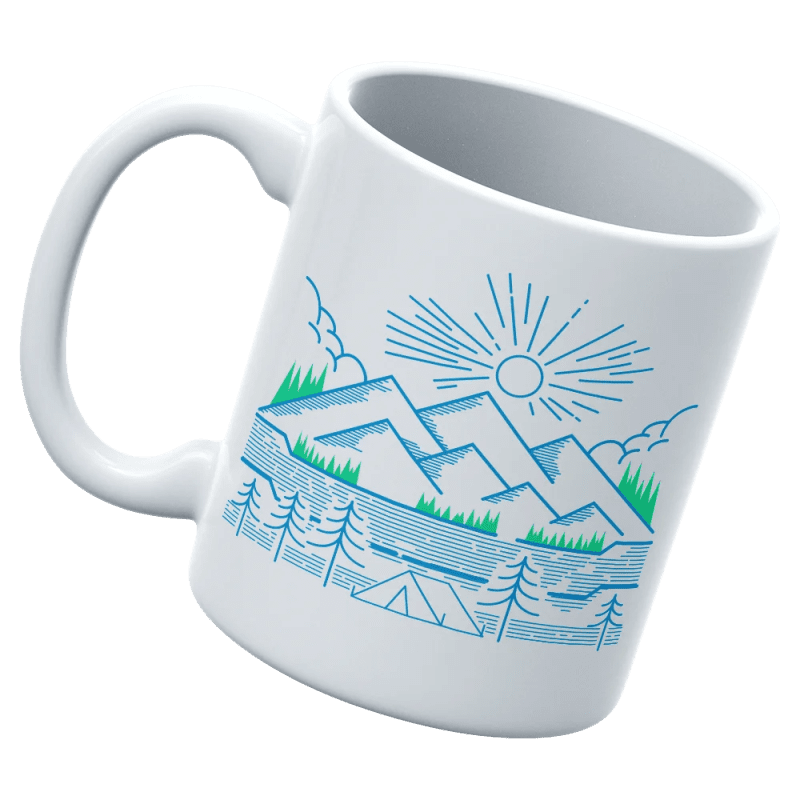 Camping Lines 11oz Mug