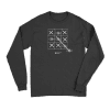 Fish Tick Tack Toe Men Long Sleeve Shirt