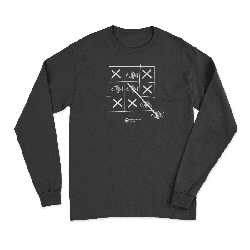 Fish Tick Tack Toe Men Long Sleeve Shirt