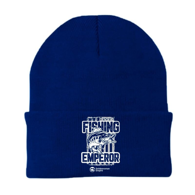 Fishing Emperor v4 Embroidered Beanie