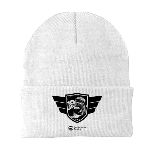 Fishing Air Force Embroidered Beanie