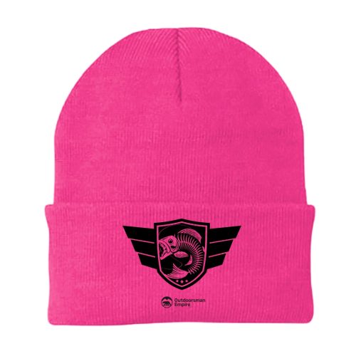 Fishing Air Force Embroidered Beanie