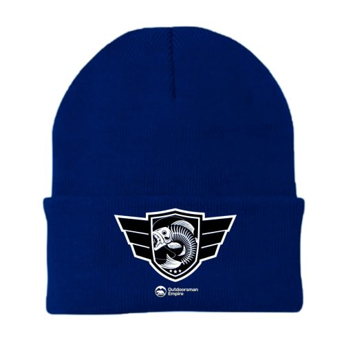 Fishing Air Force Embroidered Beanie