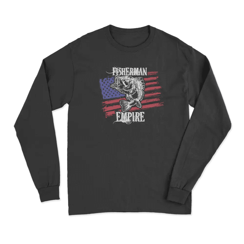 Fisherman American Empire Color Men Long Sleeve Shirt