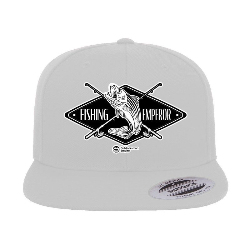 Fishing Emperor v2 Embroidered Flat Bill Cap