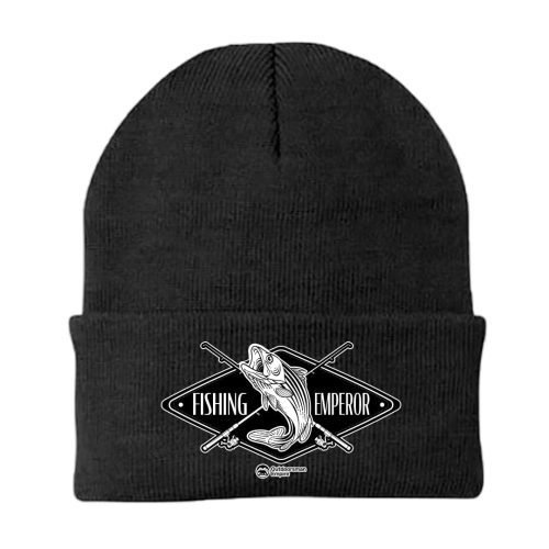 Fishing Emperor v2 Embroidered Beanie