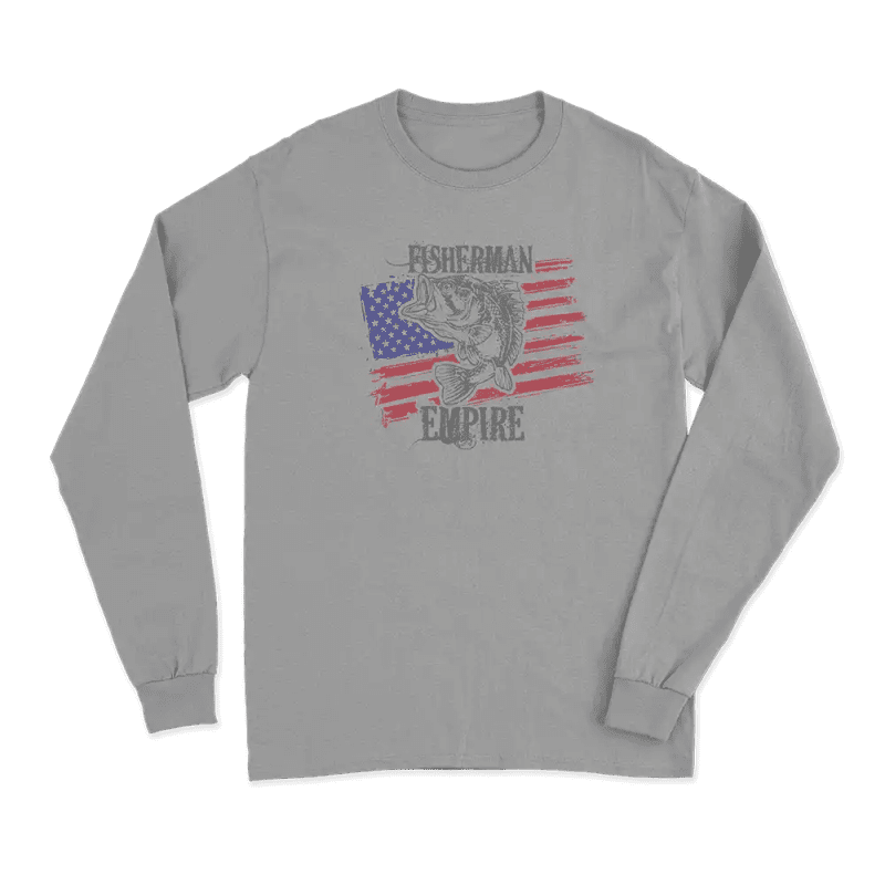 Fisherman American Empire Color Men Long Sleeve Shirt