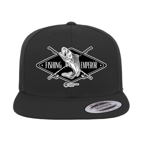 Fishing Emperor v2 Embroidered Flat Bill Cap