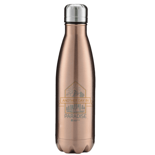 Another Day In Paradise Stainless Steel Water Bottle