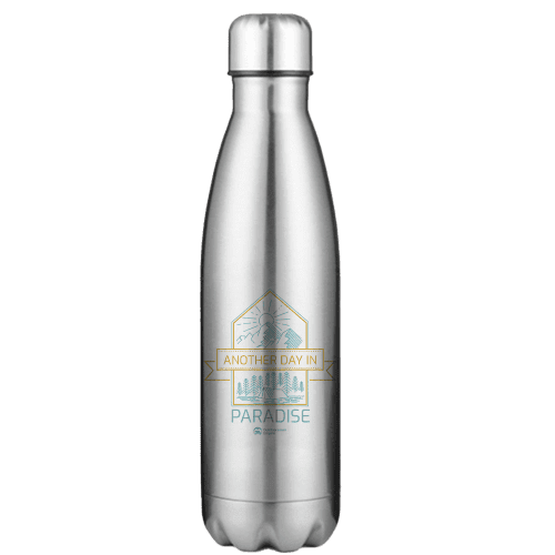 Another Day In Paradise Stainless Steel Water Bottle