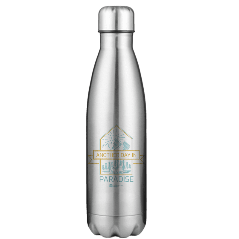 Another Day In Paradise Stainless Steel Water Bottle