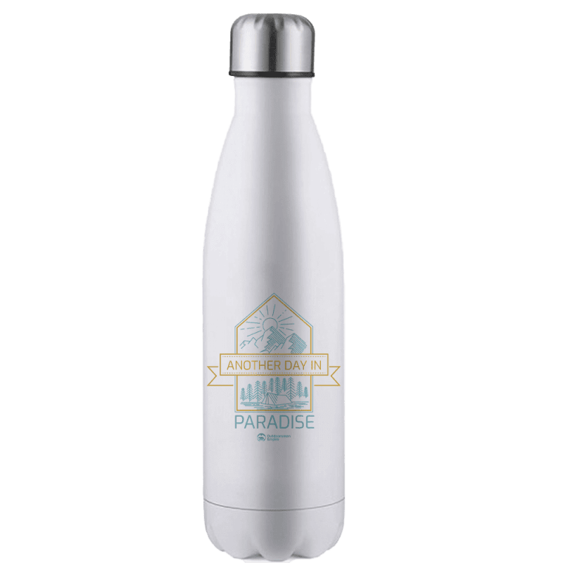 Another Day In Paradise Stainless Steel Water Bottle