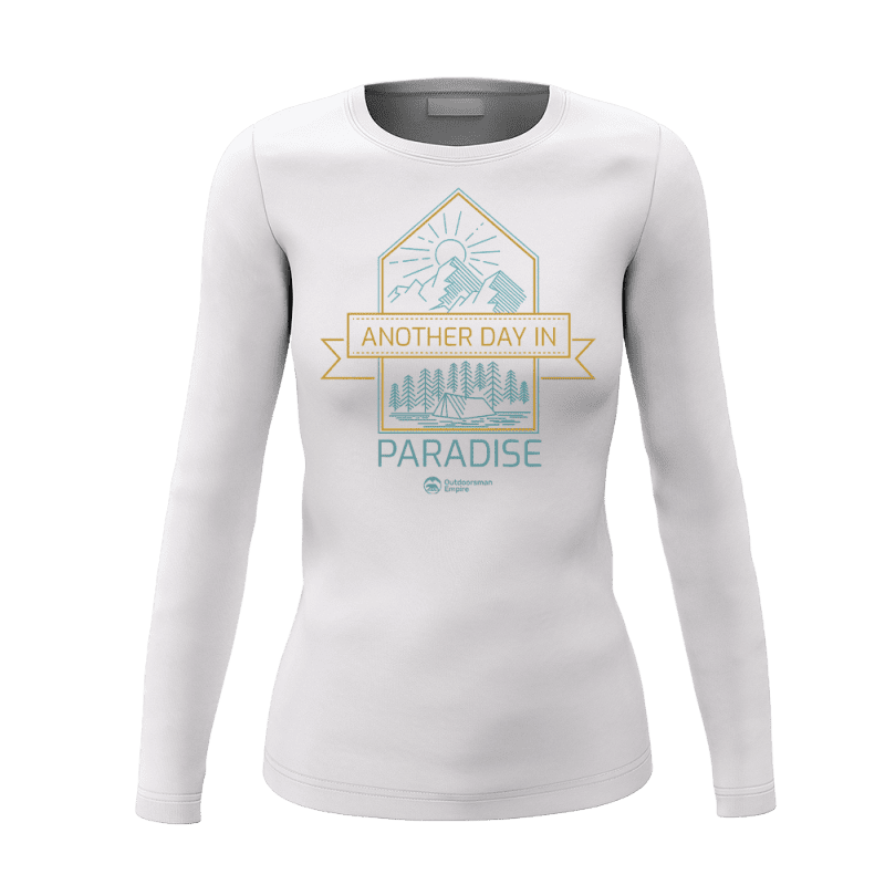 Another Day In Paradise Women Long Sleeve Shirt