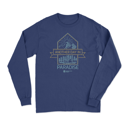 Another Day In Paradise Men Long Sleeve Shirt