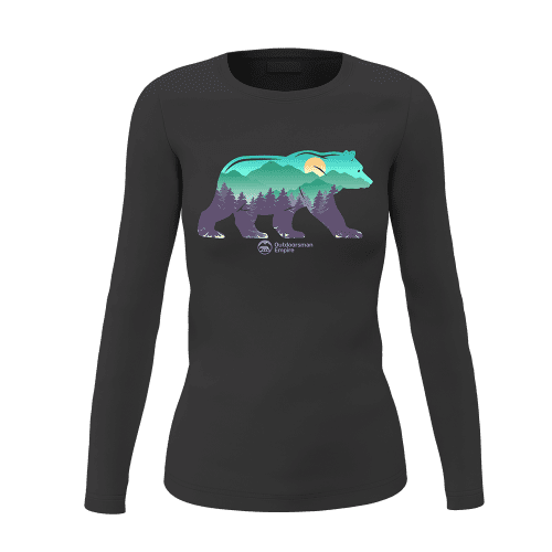 Bear Women Long Sleeve Shirt