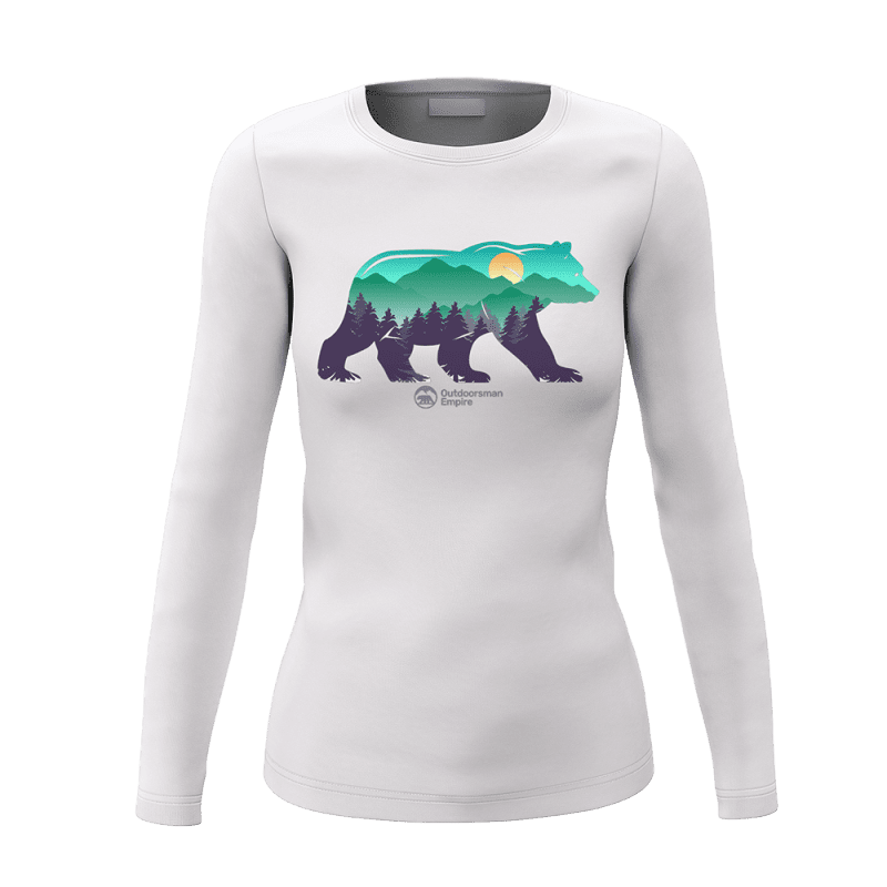 Bear Women Long Sleeve Shirt