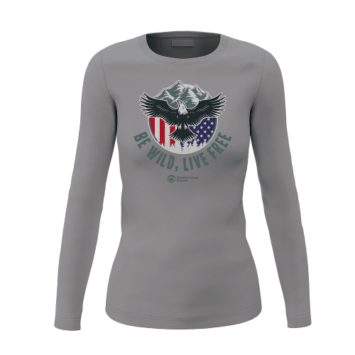 Be Wild Be Free Women Long Sleeve Shirt