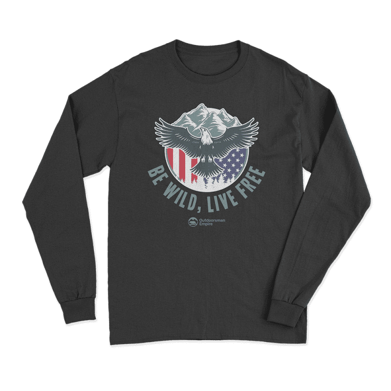 Be Wild Be Free Men Long Sleeve Shirt