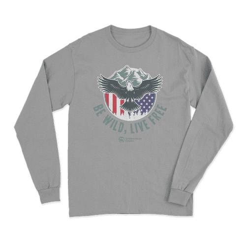 Be Wild Be Free Men Long Sleeve Shirt