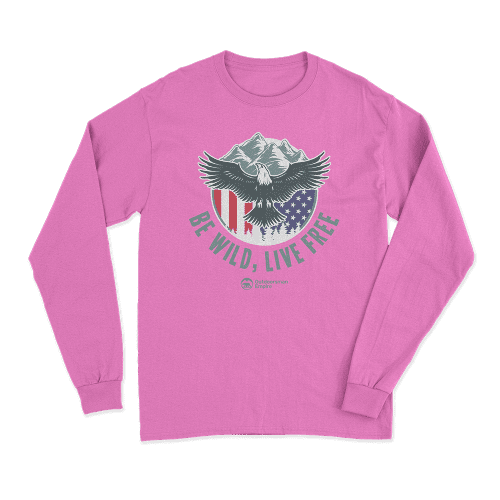 Be Wild Be Free Men Long Sleeve Shirt