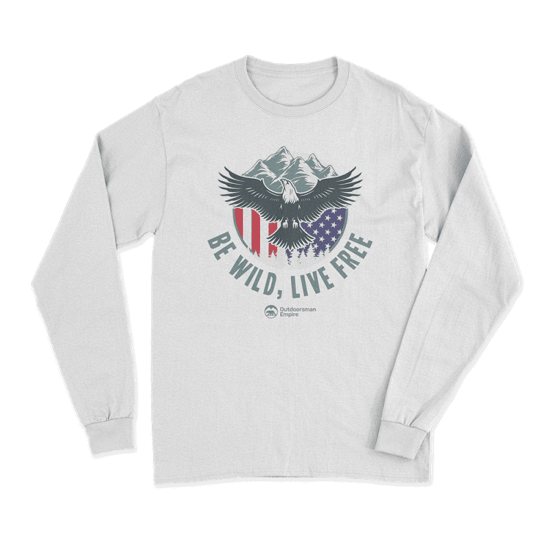 Be Wild Be Free Men Long Sleeve Shirt