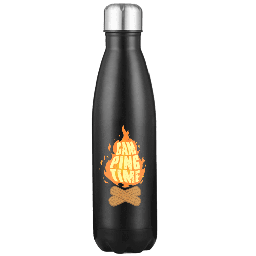 Camp Fire Stainless Steel Water Bottle