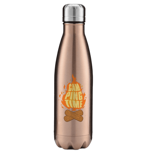 Camp Fire Stainless Steel Water Bottle