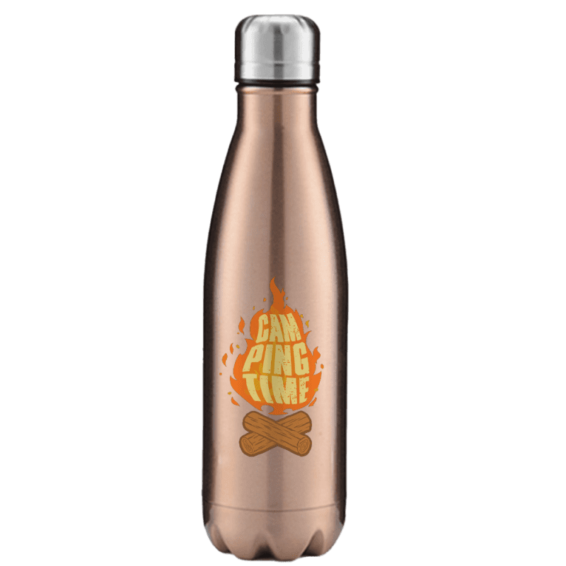 Camp Fire Stainless Steel Water Bottle