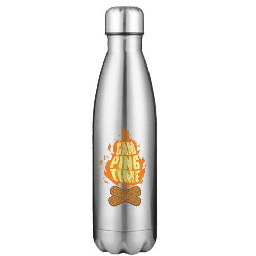 Camp Fire Stainless Steel Water Bottle