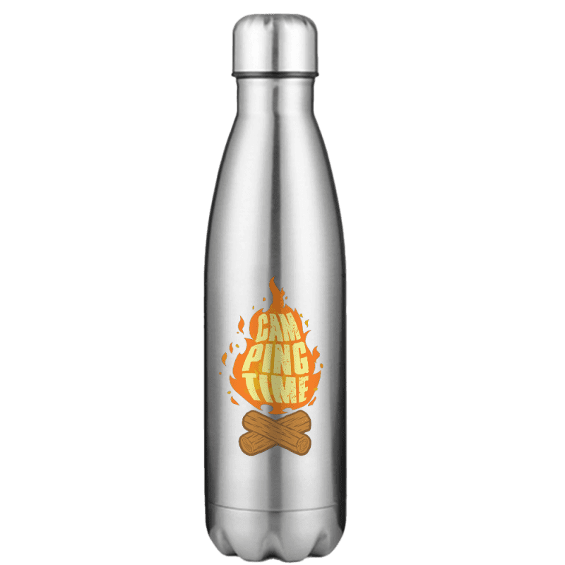 Camp Fire Stainless Steel Water Bottle