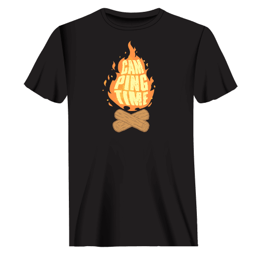 Camp Fire Man T-Shirt