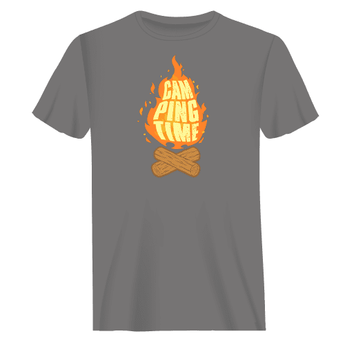 Camp Fire Man T-Shirt