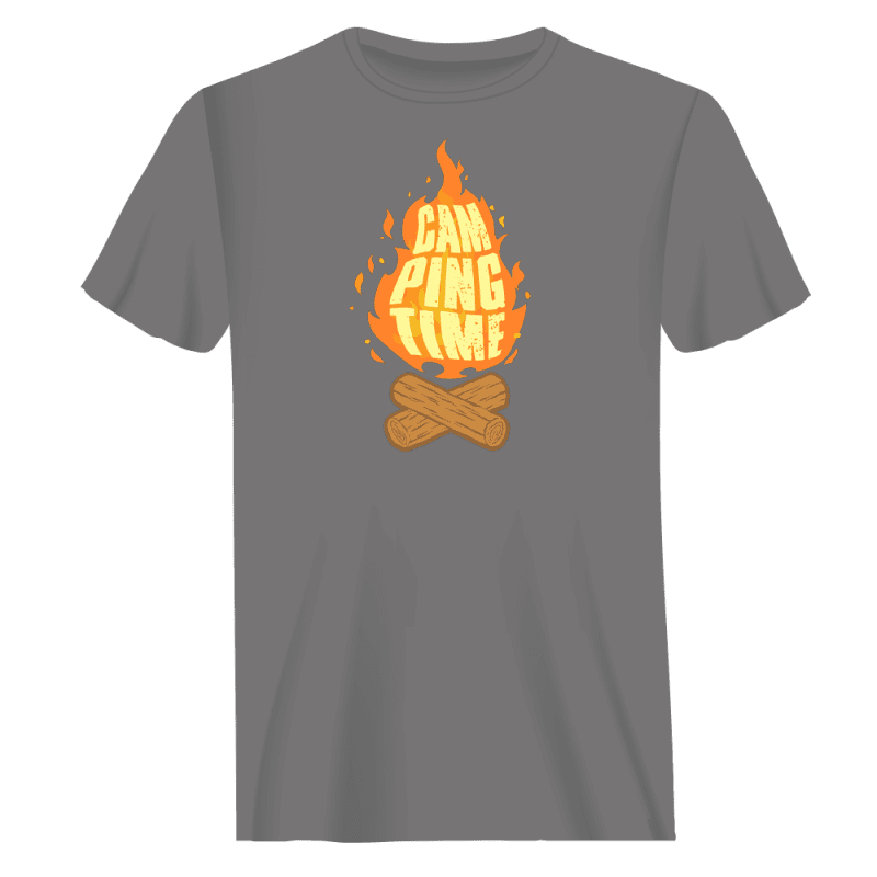 Camp Fire Man T-Shirt