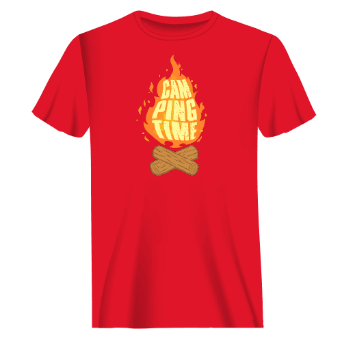 Camp Fire Man T-Shirt