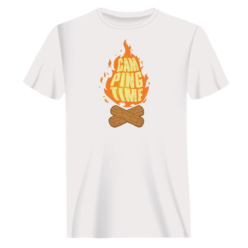 Camp Fire Man T-Shirt