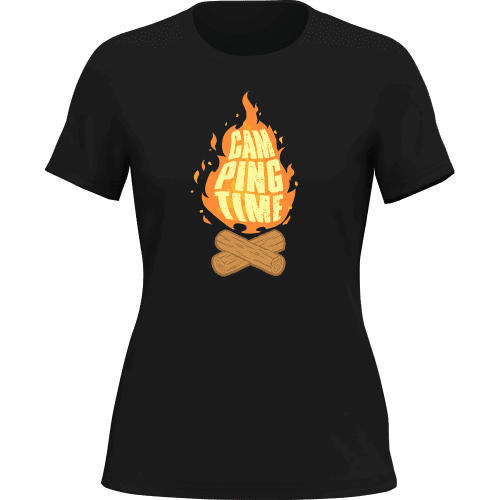 Camp Fire T-Shirt for Women