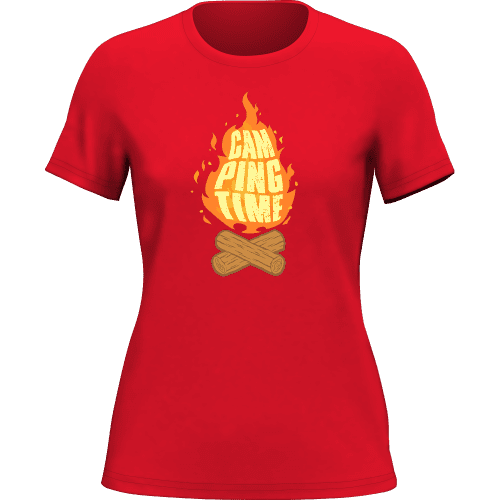 Camp Fire T-Shirt for Women