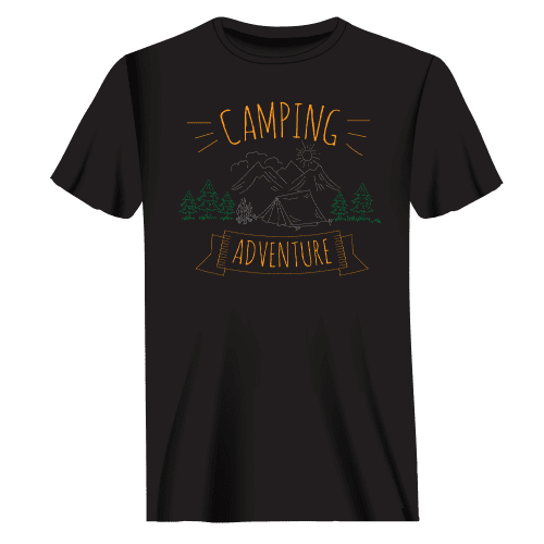 Camping Adventure Man T-Shirt