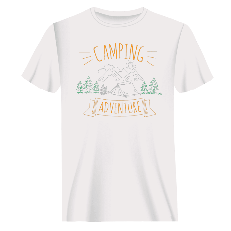 Camping Adventure Man T-Shirt