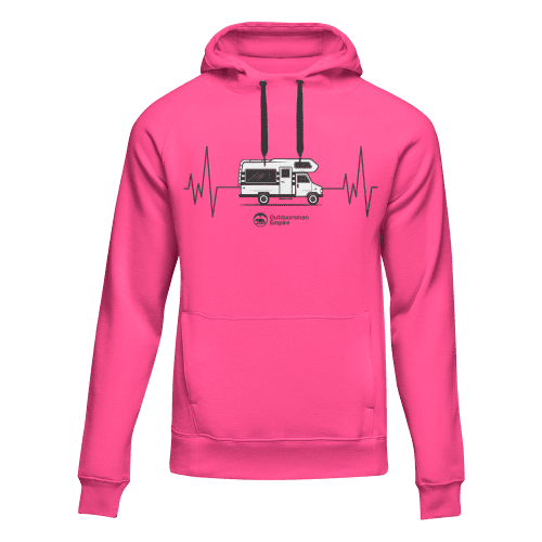 Camping Cardiogram Unisex Hoodie