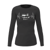 Camping Cardiogram Women Long Sleeve Shirt