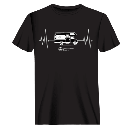 Camping Cardiogram Man T-Shirt