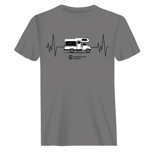 Camping Cardiogram Man T-Shirt