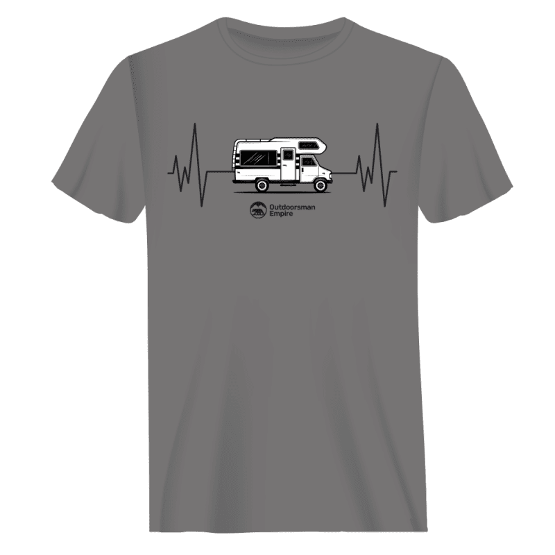 Camping Cardiogram Man T-Shirt