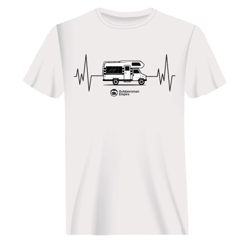 Camping Cardiogram Man T-Shirt